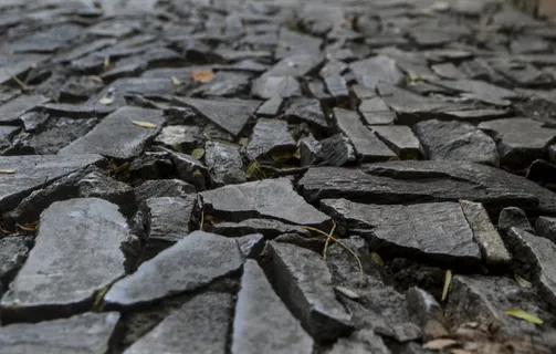 粗糙、纹理、性质、图案、岩石、干燥、表面、抽象