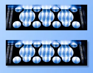 黑色、蓝色、3d、壁纸、绿色、灯光、灯泡、Led灯、Led