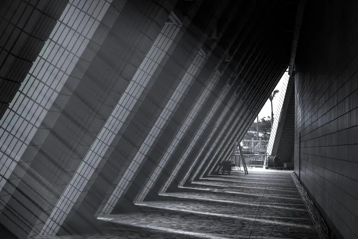 中国，香港，住房，建筑，走廊，室内，阁楼，扶手