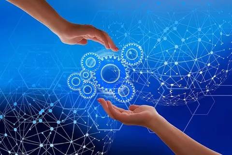 网络、工作、齿轮、齿轮、区块链、地球仪、数字化、通信 网络、工作、齿轮、齿轮、区块链、地球仪、数字化、通信