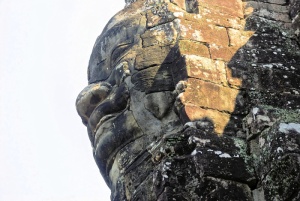 柬埔寨，吴哥窟，巴永，寺庙，脸，巴永，寺庙，雕像，微笑