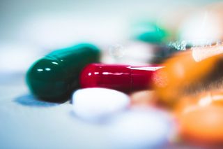 丸, 胶囊, 药物, 维生素, 益生菌, 散景, 宏, 抗抑郁药