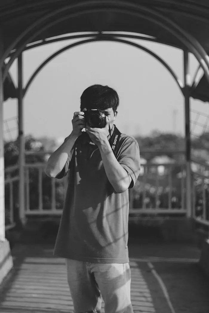 男人，摄影师，黑白，脸，黑色，布里奇，印度尼西亚，模特