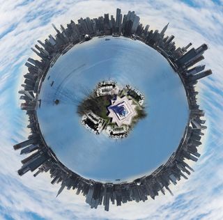 纽约，美国，城市，建筑，美国，纽约，天空，城市