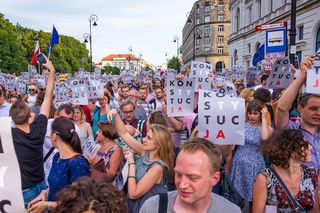 波兰，示威，*，宪法，政治，*者，海报，*