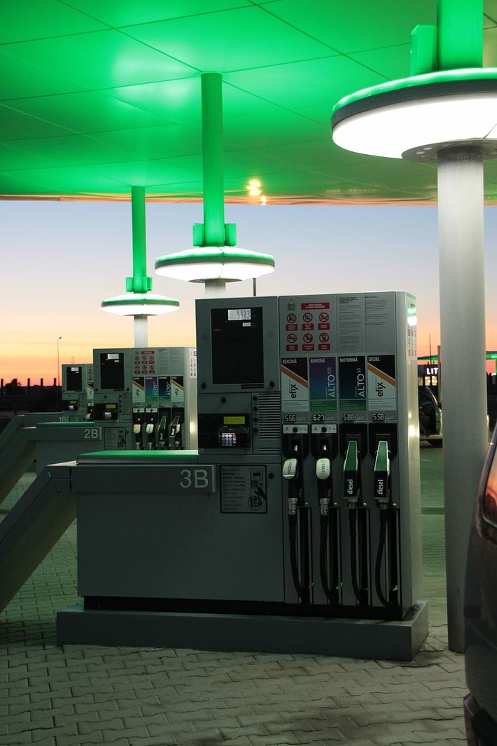 汽车、汽车、柴油、能源、天然气、夜间、汽油、泵