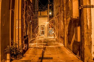 弗农山，美国，夜间，城市，钢棉，钢棉，钢棉摄影，钢棉摄影