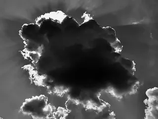 光，黑白，自然，天空，云，云，日光，戏剧性