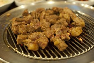 排骨，猪肉，烤，肉，布尔戈吉，牛排，猪排，牛排，食品