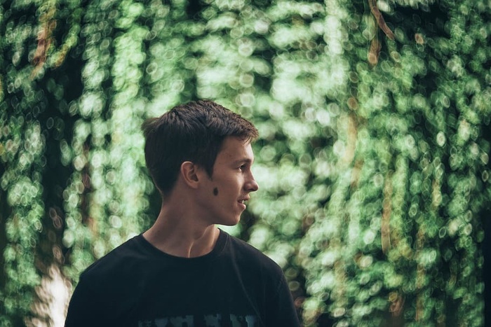 选择性，聚焦摄影，人，绿色，背景，自然，风景，人