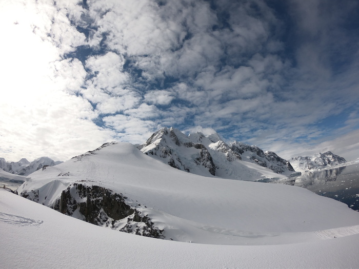 南极洲，高山，积雪，景观，北极，极地，冬季，低温