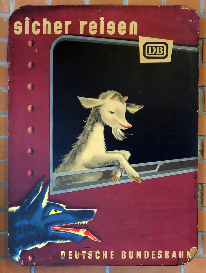 电子邮件标志，火车，安全旅行，历史，联邦铁路，搪瓷，盾牌，旧标志