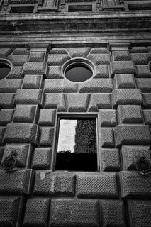 墙，砌块，石头，窗户，大块，砖石，建筑，建筑