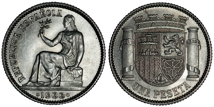 比塞塔，硬币，西班牙语，货币，货币，现金，金属，金融