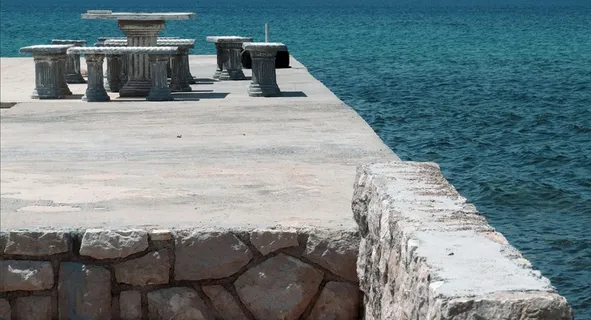 景观、海洋、海湾、建筑、景观、梦幻、旅游、岛屿