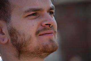 集会，参与者，汉堡，巴姆贝克，乐观，头像，胡须，面部毛发