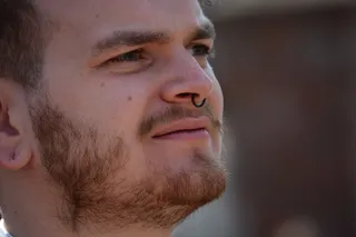 集会，参与者，汉堡，巴姆贝克，乐观，头像，胡须，面部毛发