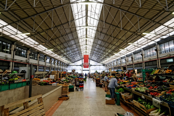 葡萄牙里斯本，老城，市场大厅，历史，室内，餐饮设施，人