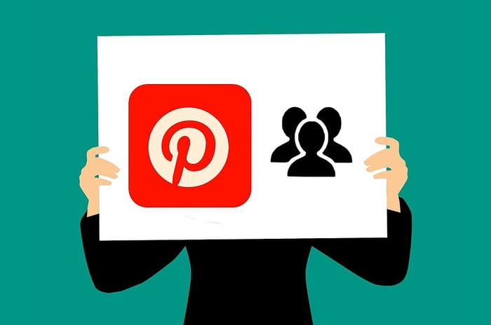 pinterest、pin、社交、媒体、标志、平面、符号、套装