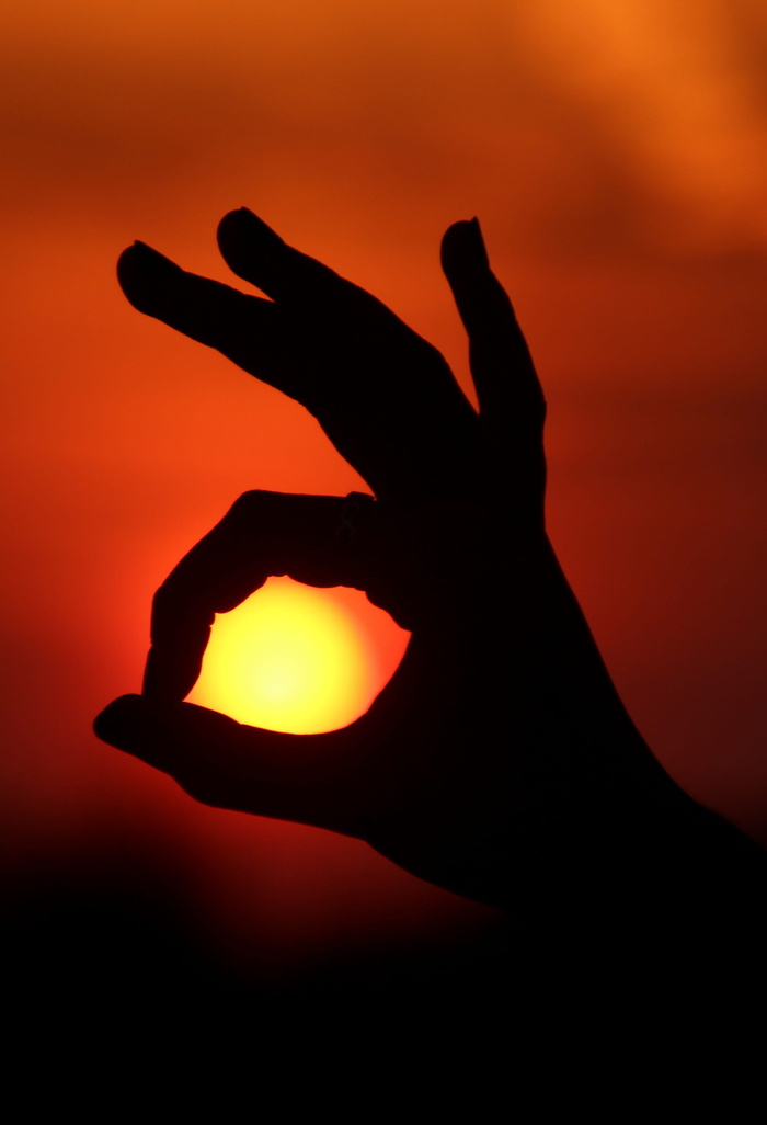 太阳，手，手指，阴影，玩耍，日落，人手，菜鸟图库