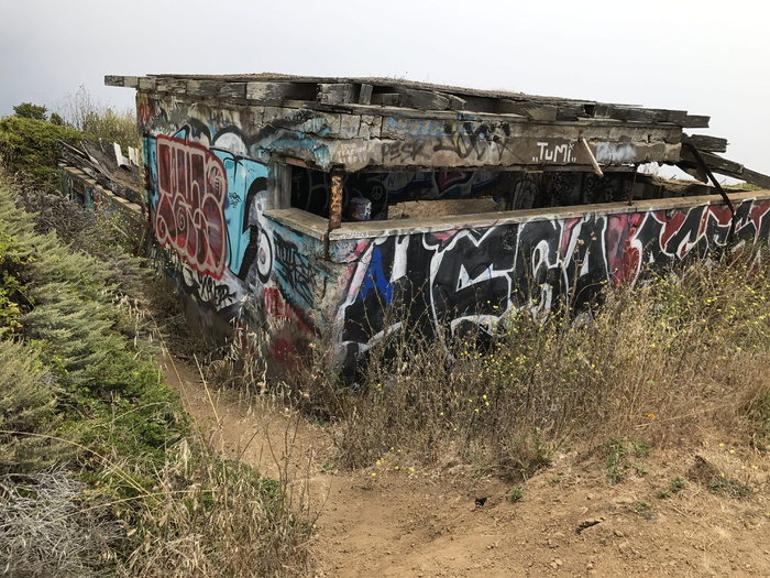 马林岬角，美国，格拉菲蒂，旧金山，废墟，受损建筑，运输，白天