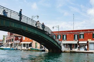 美丽多彩的意大利穆拉诺岛