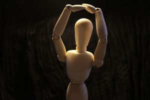 白色假人娃娃，假人，雪人，木头，舞蹈，动作，动作，艺术