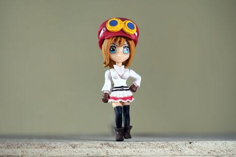 年轻, 女士, 女性, 女孩, 女人, 日本, 动漫, 卡通