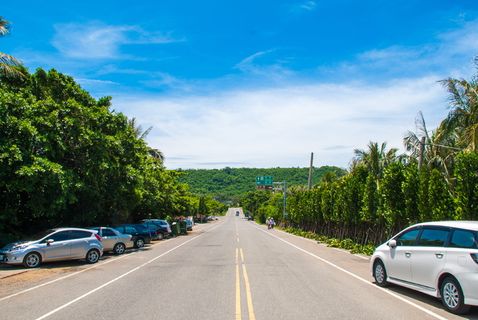 *、白沙湾、垦丁、白沙、阳光、路、云、绿