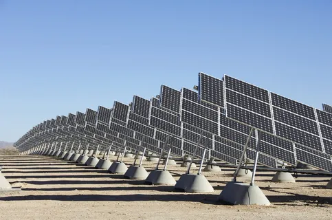 太阳能发电厂，太阳能电池板，光伏，阵列，光伏，阵列，美国内华达州空军基地