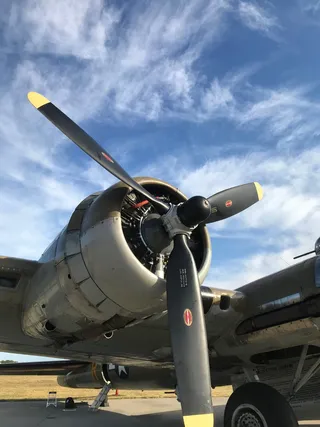 b-17，二战轰炸机，飞机，飞行堡垒，波音b-17，螺旋桨，飞行器，飞机