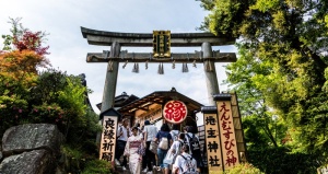 人，步行，寺庙，京都，日本，清水寺，亚洲，京都，日本