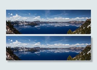 云、日光、湖泊、景观、山脉、自然、户外、全景