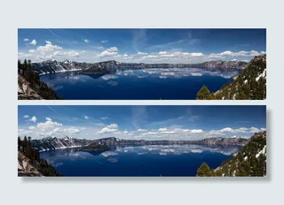 云、日光、湖泊、景观、山脉、自然、户外、全景