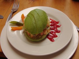 鳄梨酱，甜点，美味，美味，美食，精品，盘子，食物