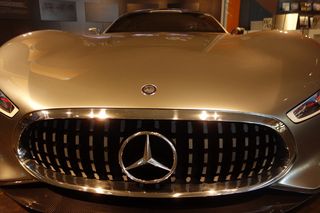 梅赛德斯, 博物馆, 梅赛德斯-奔驰博物馆, 梅赛德斯, 博物馆, 展览, 车灯, 电灯, 老式