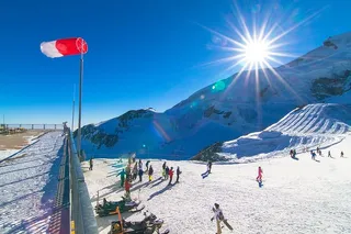 瑞士，saas fee，太阳，高山，雪，高山，蓝色，自然