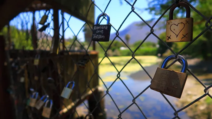 南非、蒙塔古、安保、安全、挂锁、保护、锁、围栏