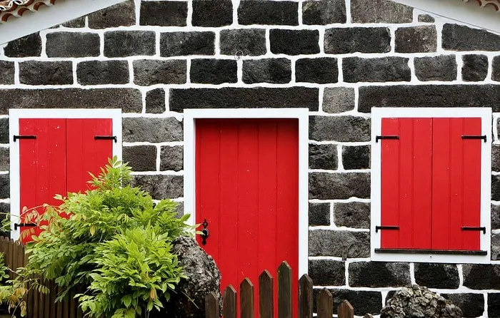 建筑、砖块、门、入口、外部、立面、围栏、正面