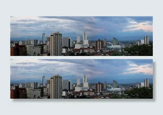 卡利, 全景图, 城市, 屋顶, 家园, 天际线, 展望, 建筑外墙