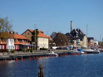 åhus,港口,水,春天,船,夏天,船,天蓝色 åhus,港口,水,春天,船,夏天,船,天蓝色