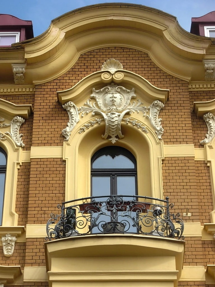 bydgoszcz，山墙，山墙，阳台，建筑，建筑，立面，建筑结构