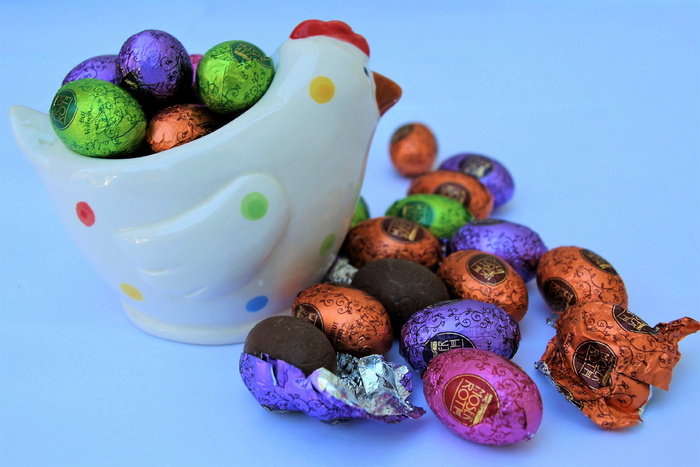 鸡蛋, 巧克力, 吃, 母鸡, 瓷器, 甜点, 开胃菜, 颜色