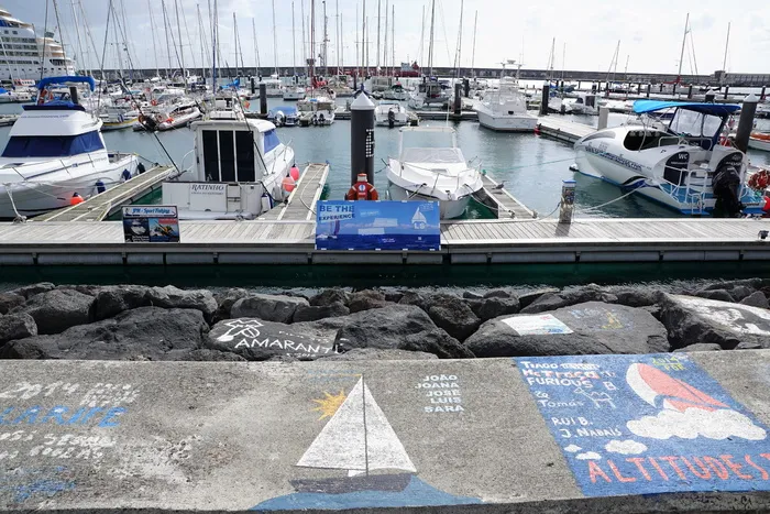 亚速尔群岛、塔吉特、跨大西洋、绘画、葡萄牙、港口、船舶、运输