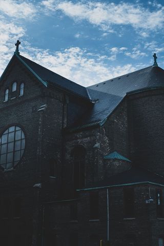 美国，芝加哥，蓝色，砖块，教堂，高清墙纸，高清墙纸，墙纸