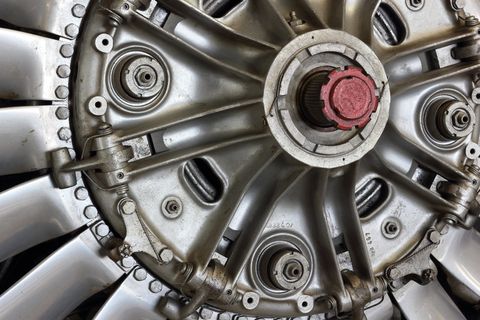 德国, Hermeskeil, 博物馆, 涡轮轴, 发动机, 轴, 金属, 交通