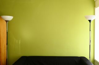 家具，灯具，墙壁，绿色，沙发，沙发，室内，室内