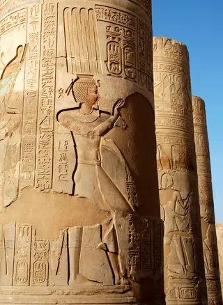 kom ombo，埃及，象形文字，石头，书写，旅行，象形文字，法老