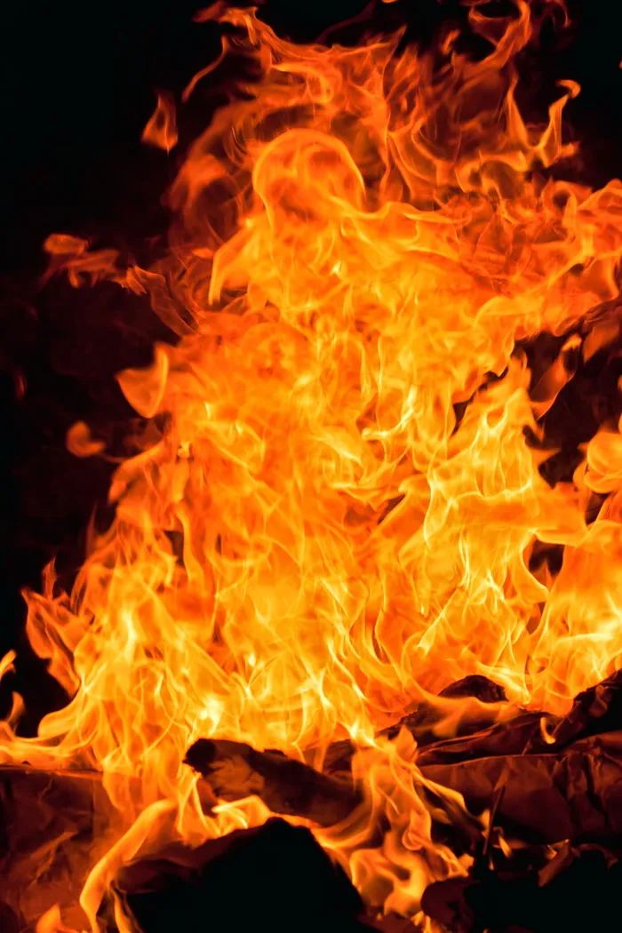 背景，美丽，火焰，炽热，篝火，燃烧，营火，特写