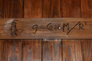 装饰，短语，木材，木材-材料，文本，西文脚本，通信，棕色